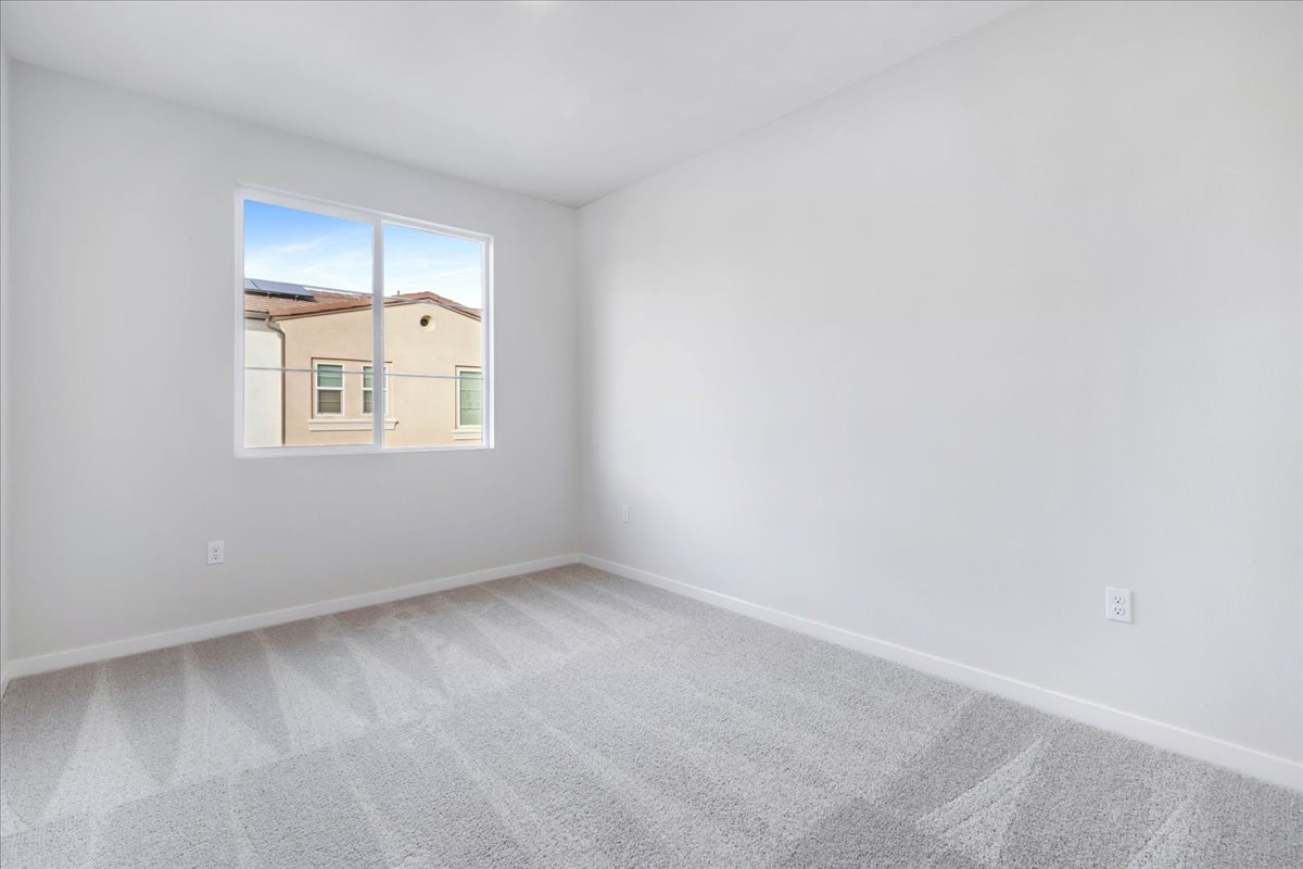 A room with a window.