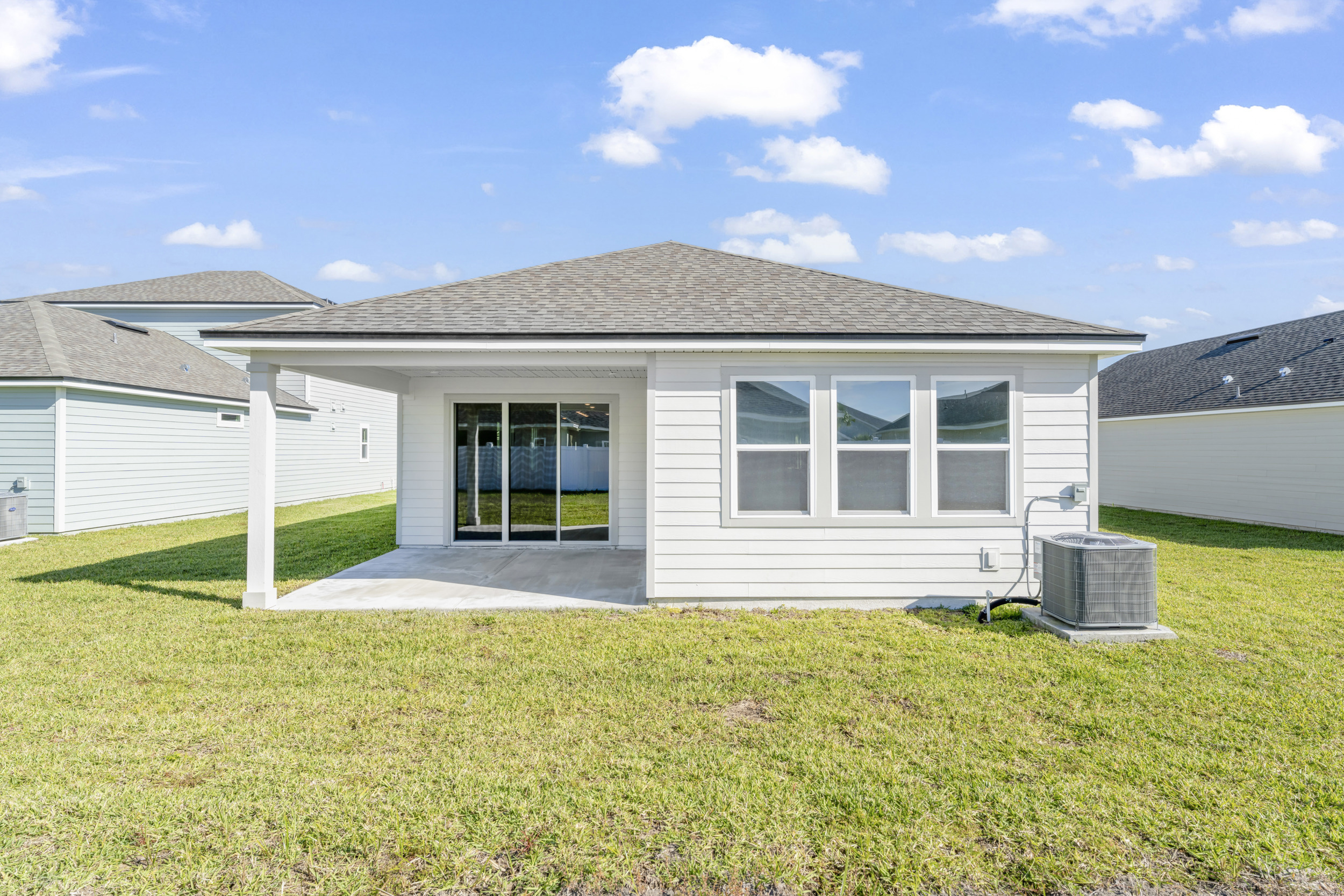 Lot 23 Rear Exterior at Covered Patio at Camden Woods in Kingsland