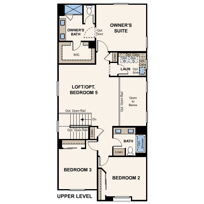 second floor diagram
