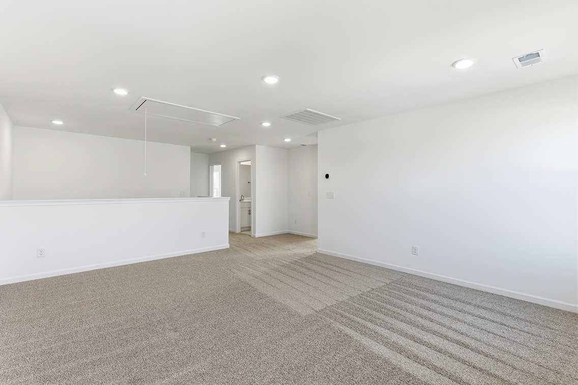 A room with white walls.