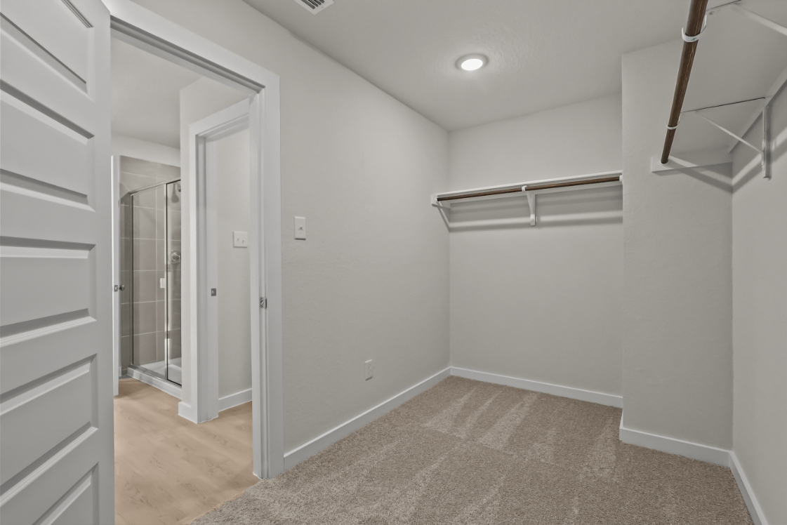 A room with white walls.