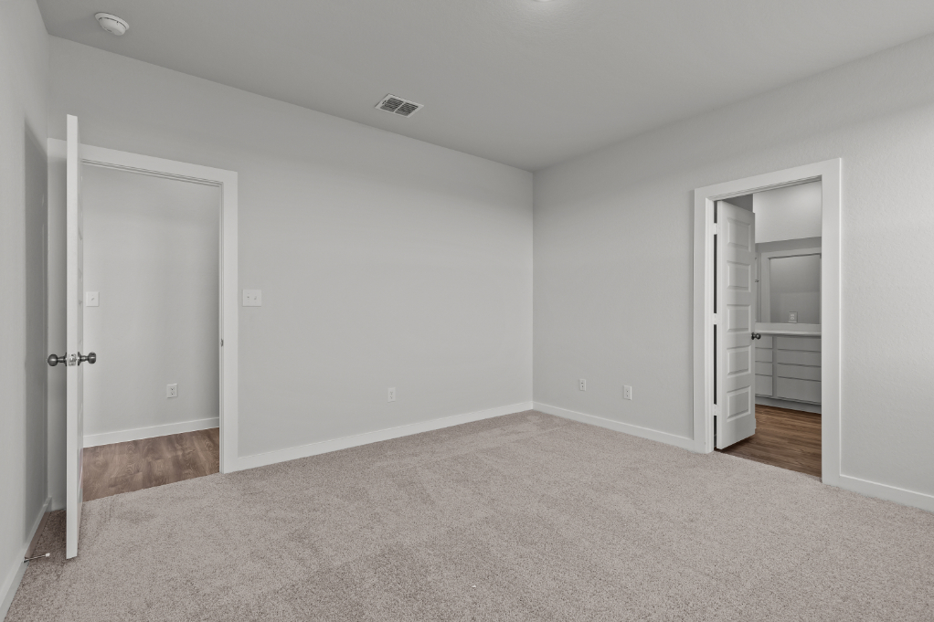 A room with white walls.