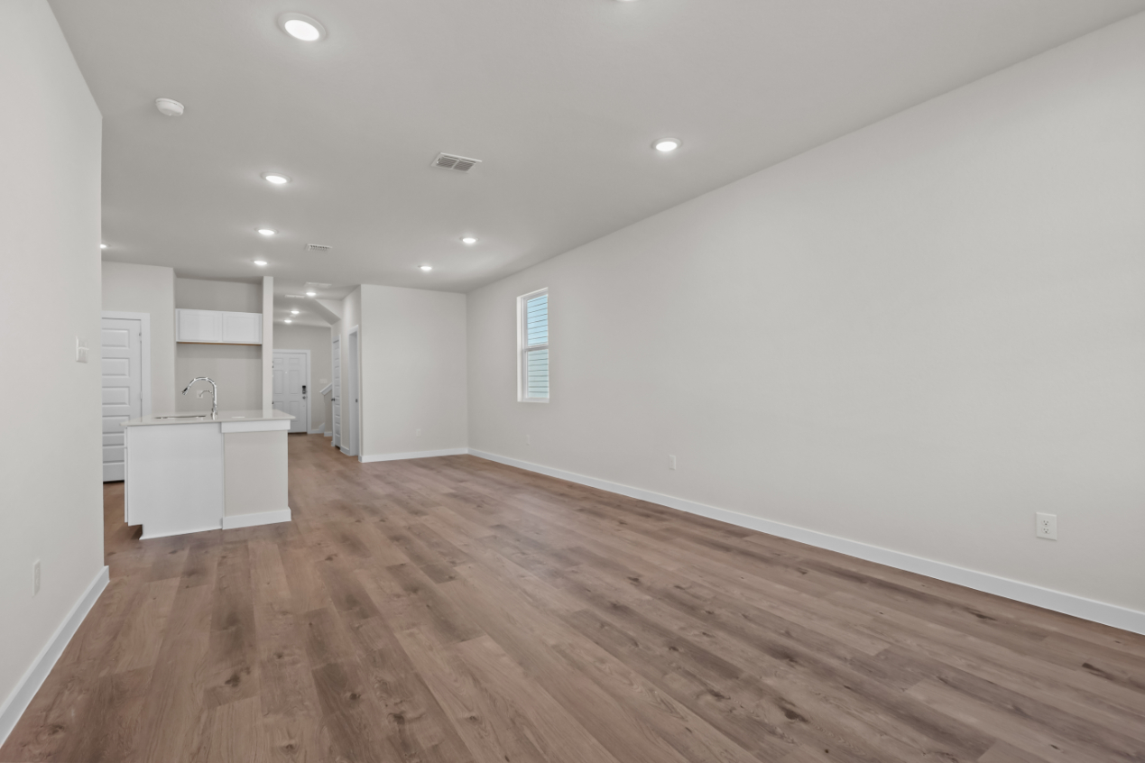A room with white walls.
